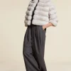 Beige chinchilla jacket