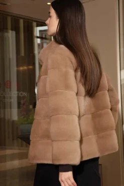 Beige mink