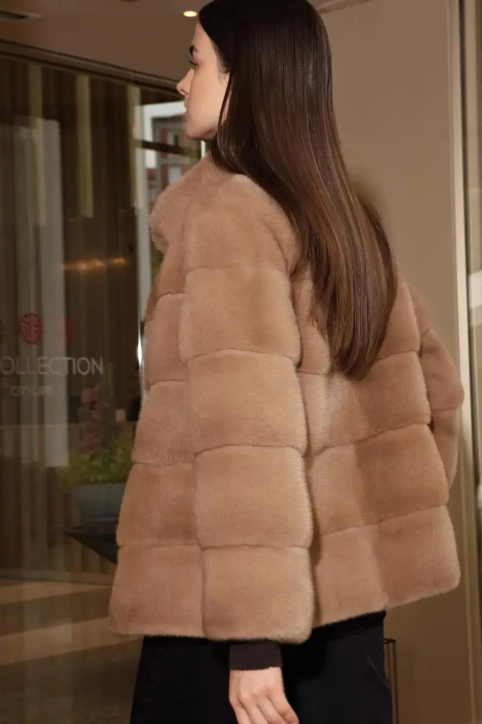Beige mink
