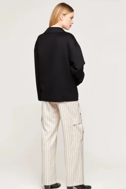 Black cashmere jacket