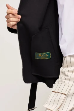 Black cashmere jacket