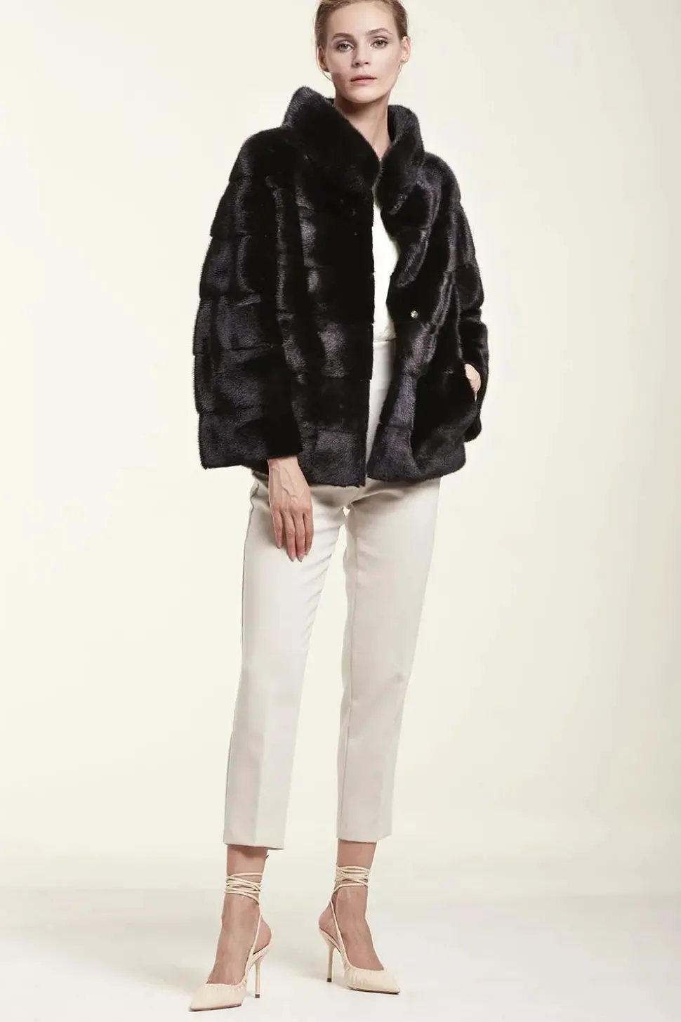 Black mink jacket