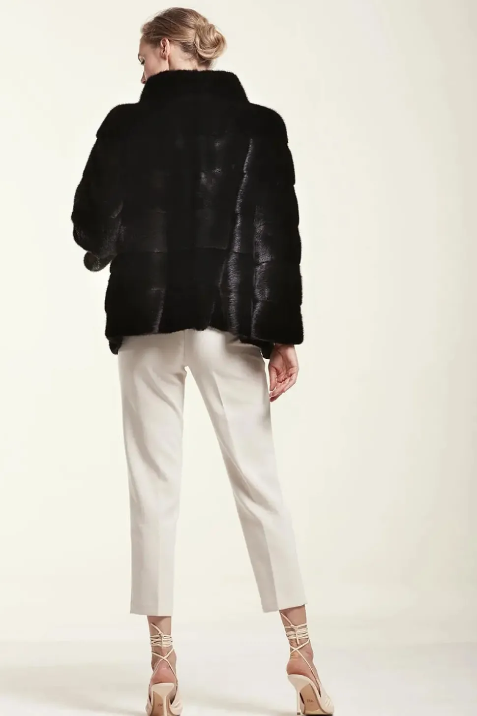 Black mink jacket