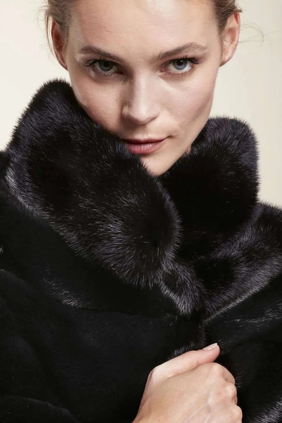 Black mink jacket