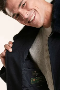 Blue cashmere jacket