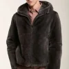 Brown fur jacket