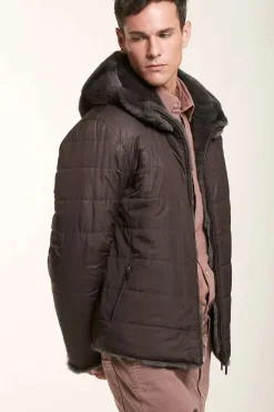 Brown fur jacket