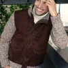 Brown suede jacket mens