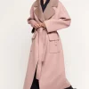 Cashmere coat double faced