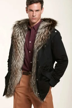 Cashmere parka