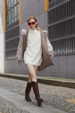 Cashmere winter jacket