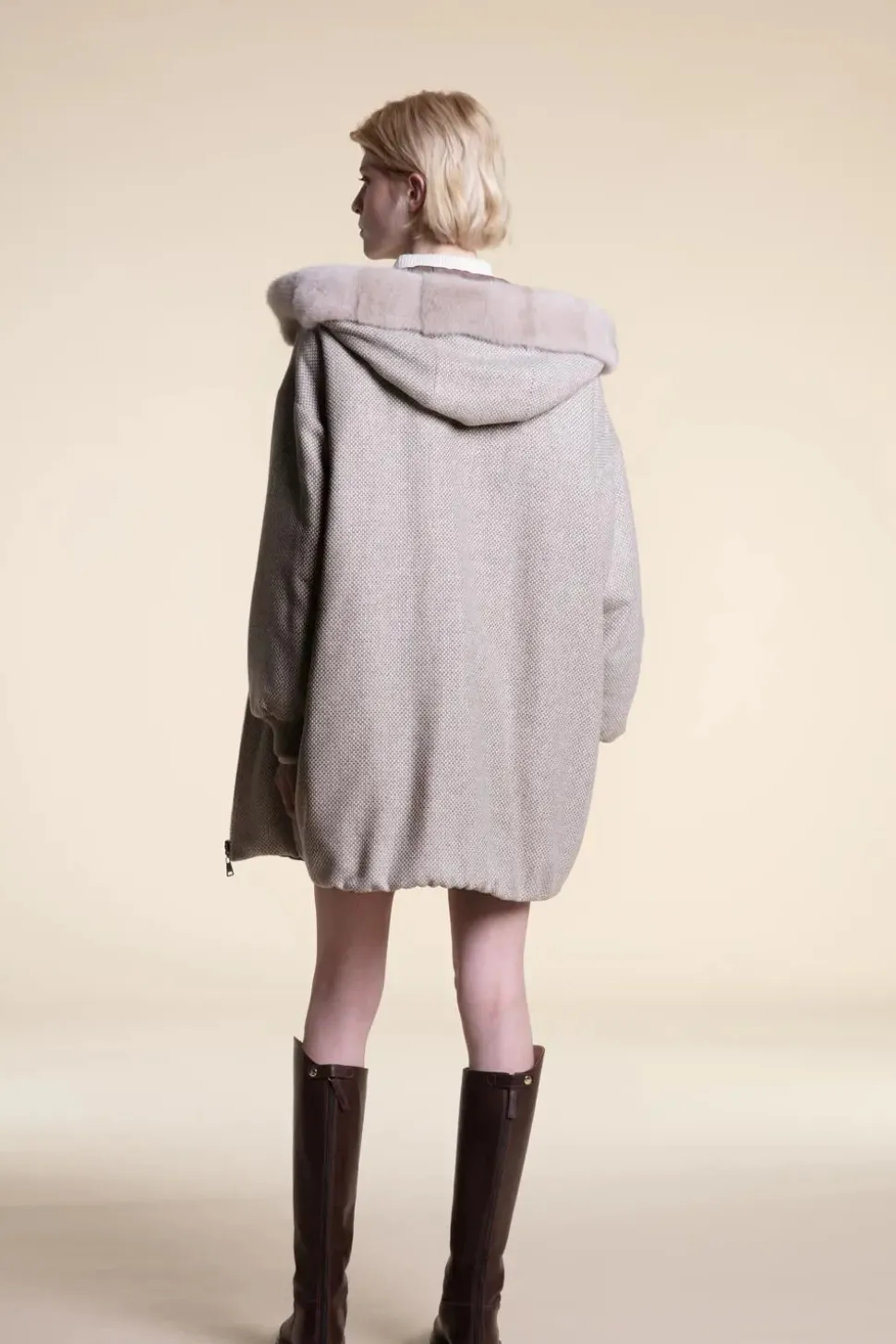 Cashmere winter jacket