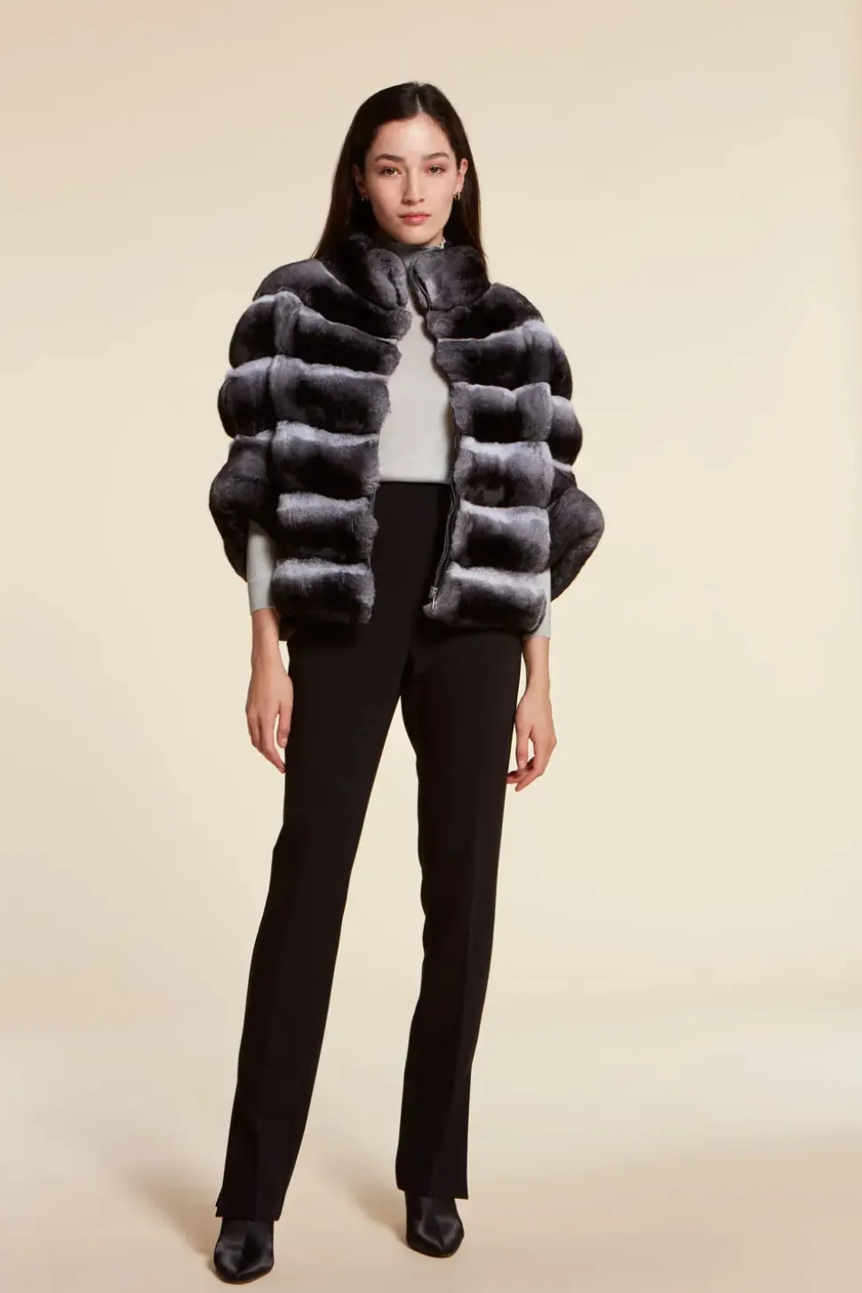 Chinchilla fur jacket