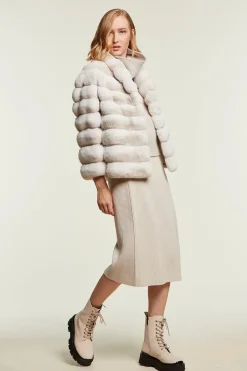 Chinchilla jacket womens