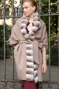 Chinchilla shawl
