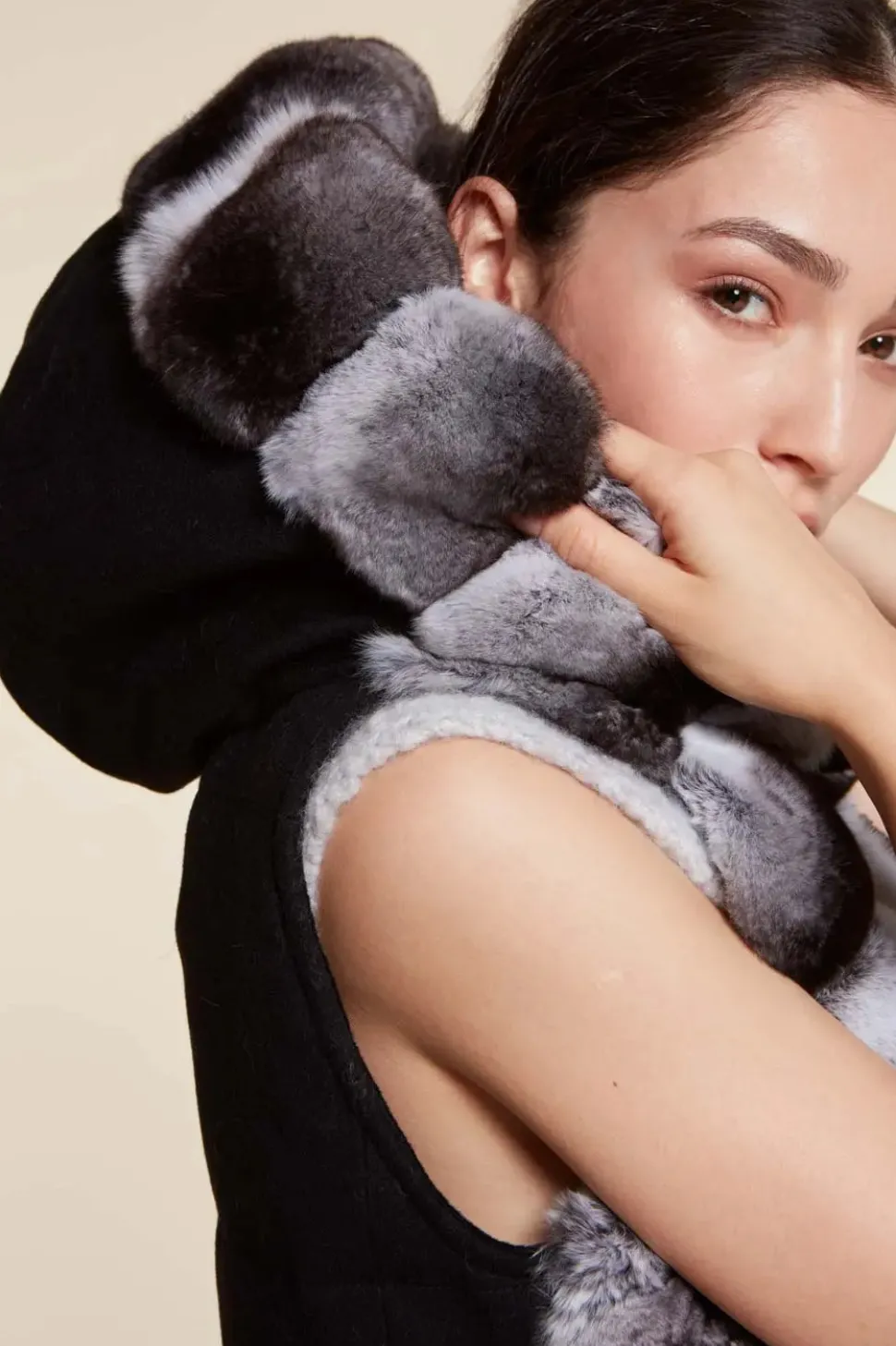 Chinchilla vest