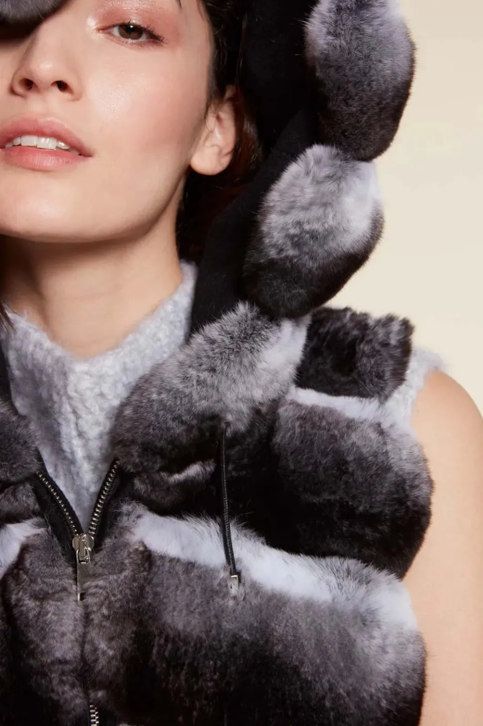 Chinchilla vest