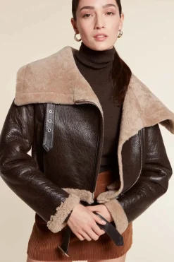 Cropped shearling Jacket