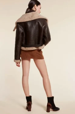 Cropped shearling Jacket