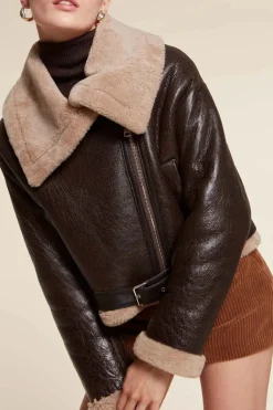 Cropped shearling Jacket