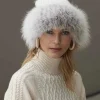 Fox and wool hat