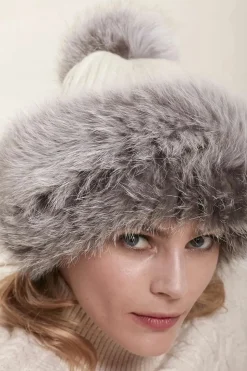 Fox and wool hat