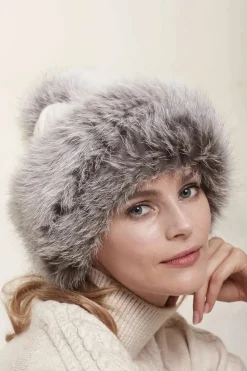 Fox and wool hat
