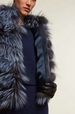 Fox fur jacket