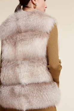 Fox fur vest