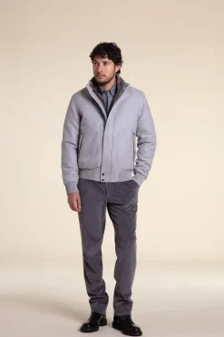 Fur lined bomber jacket mens