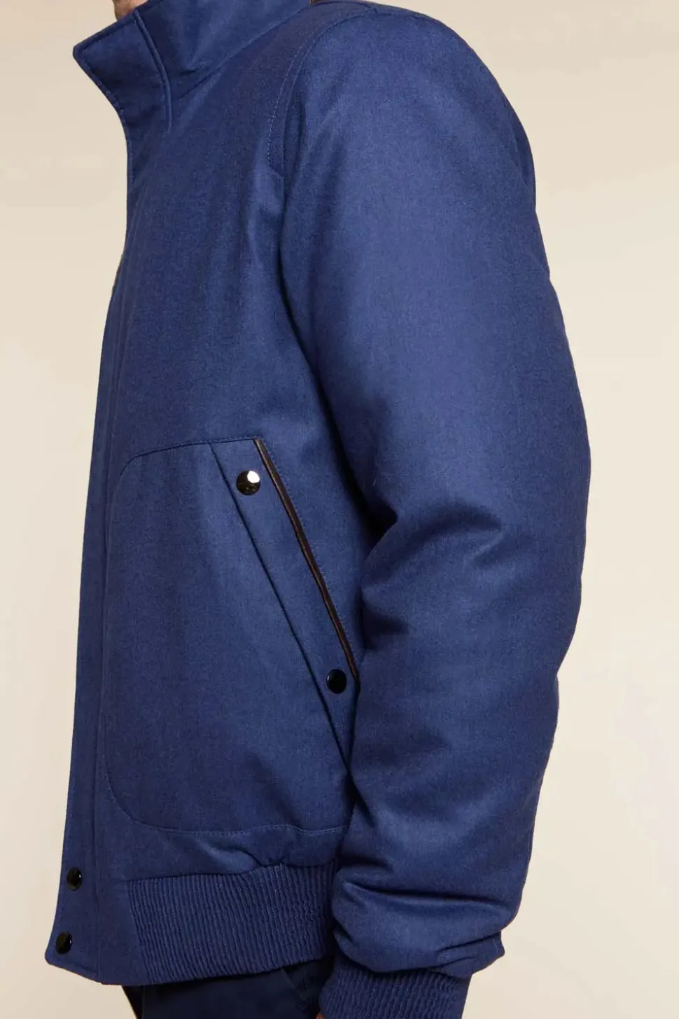 Fur lined bomber jacket mens