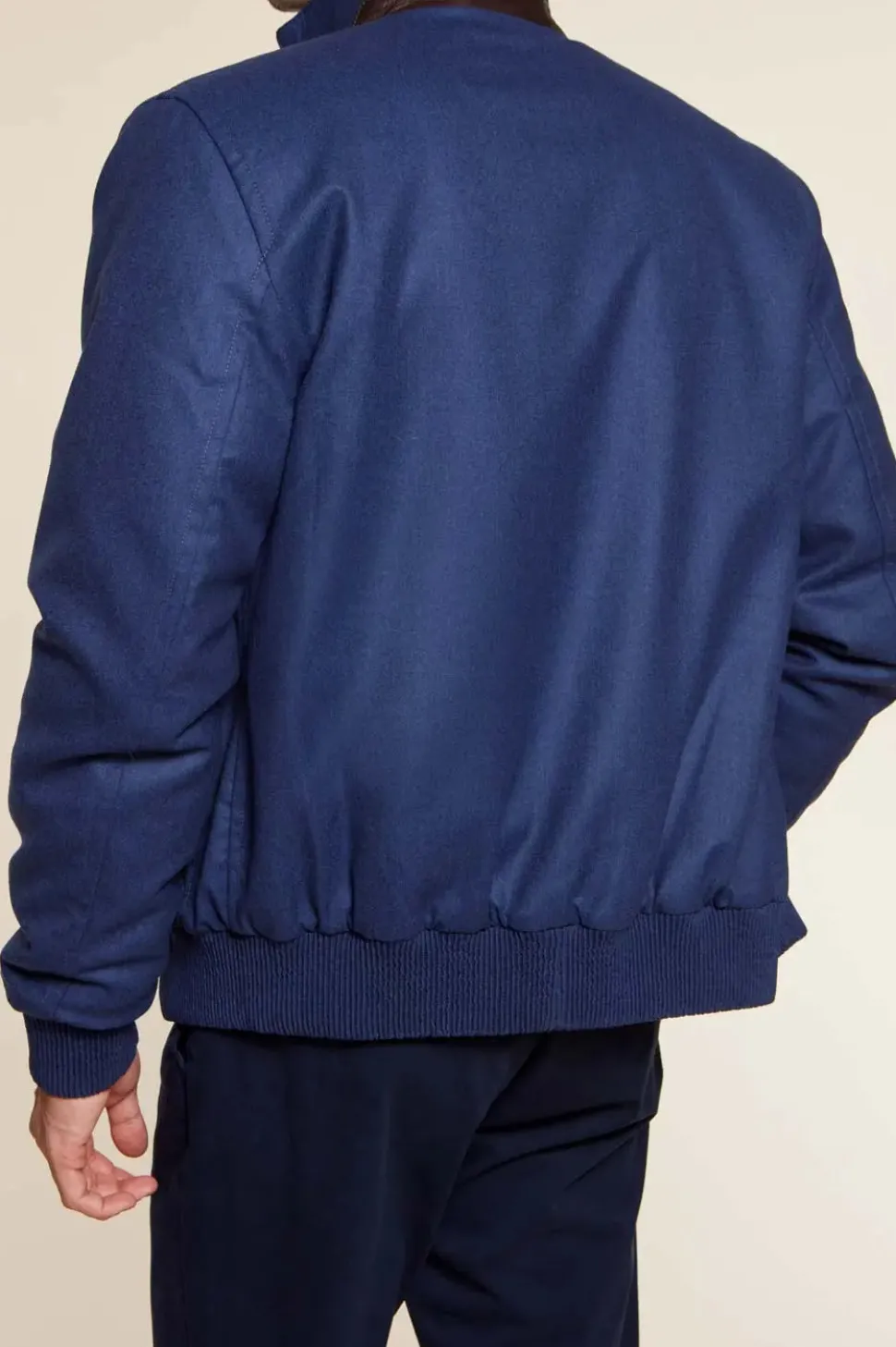 Fur lined bomber jacket mens