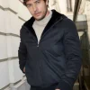 Fur lined hooded jacket