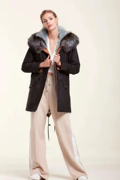 Fur parka