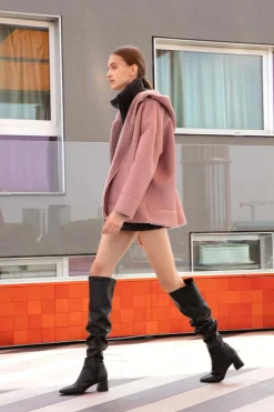 Ladies shearling jacket