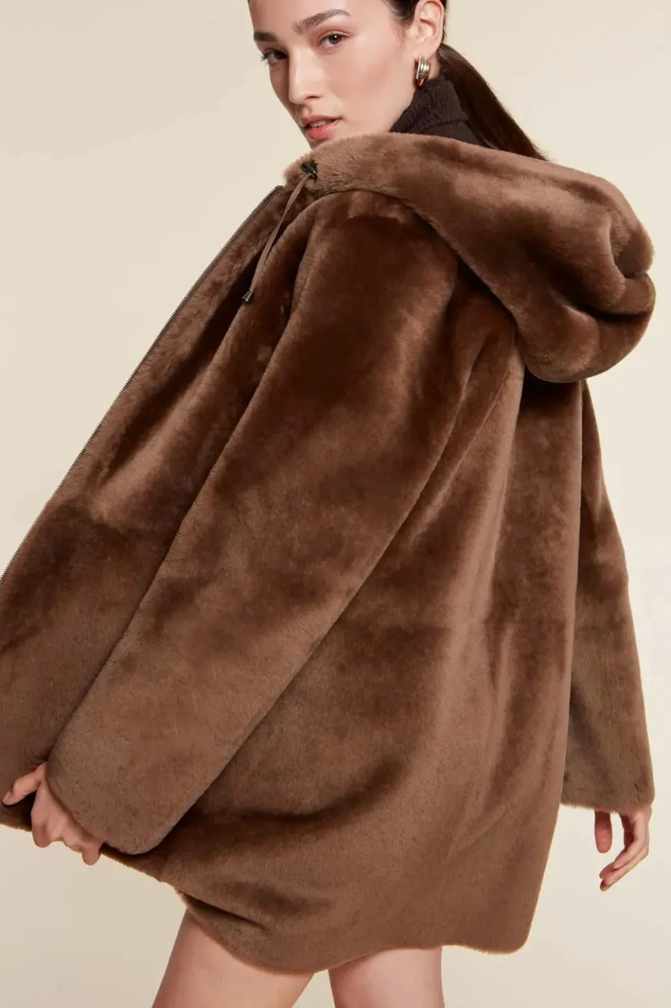 Ladies sheepskin coat