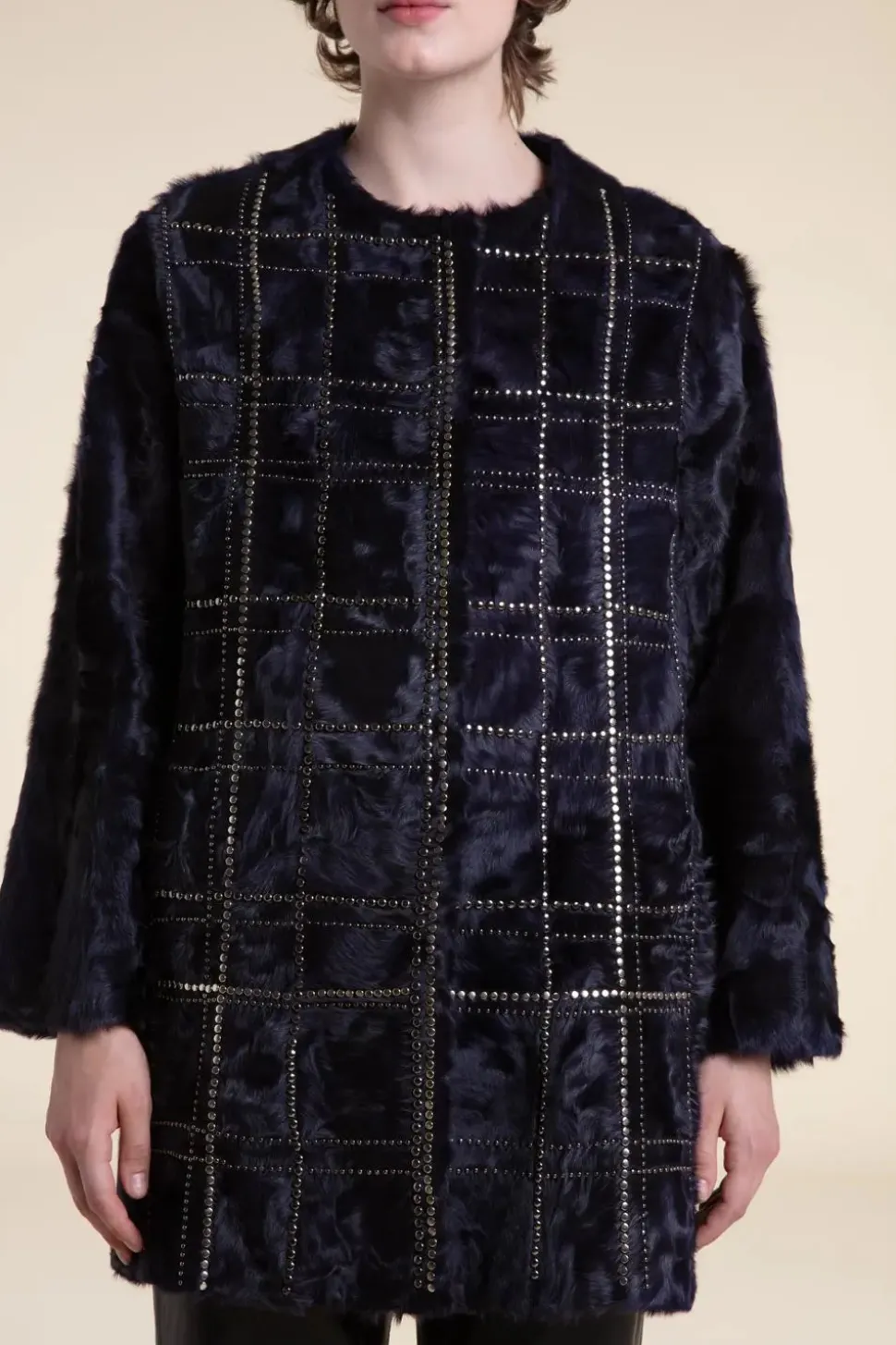 Lamb fur jacket