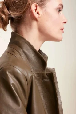 Leather jacket