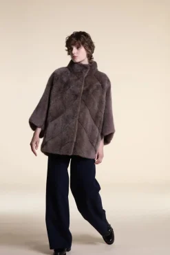 Long mink jacket