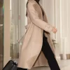 Long shearling coat womens