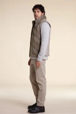 Male fur vest