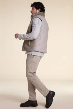 Male fur vest