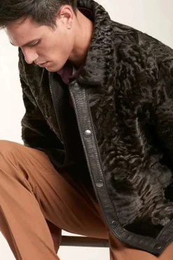 Men fur jacket