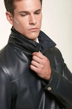 Men leather jacket