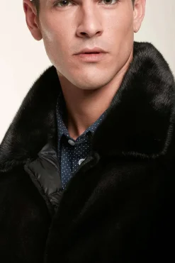 Men mink jacket