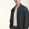 Mens leather jacket