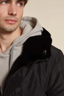 Mens sheared beaver jacket