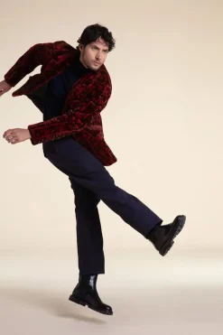 Mens sheared mink coat