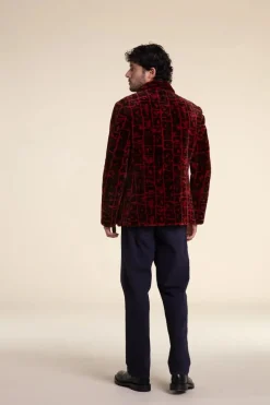 Mens sheared mink coat