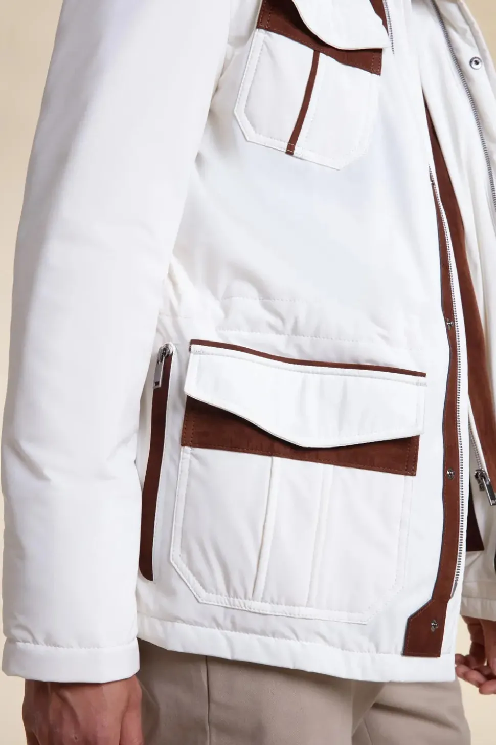 Mens winter coat with hood